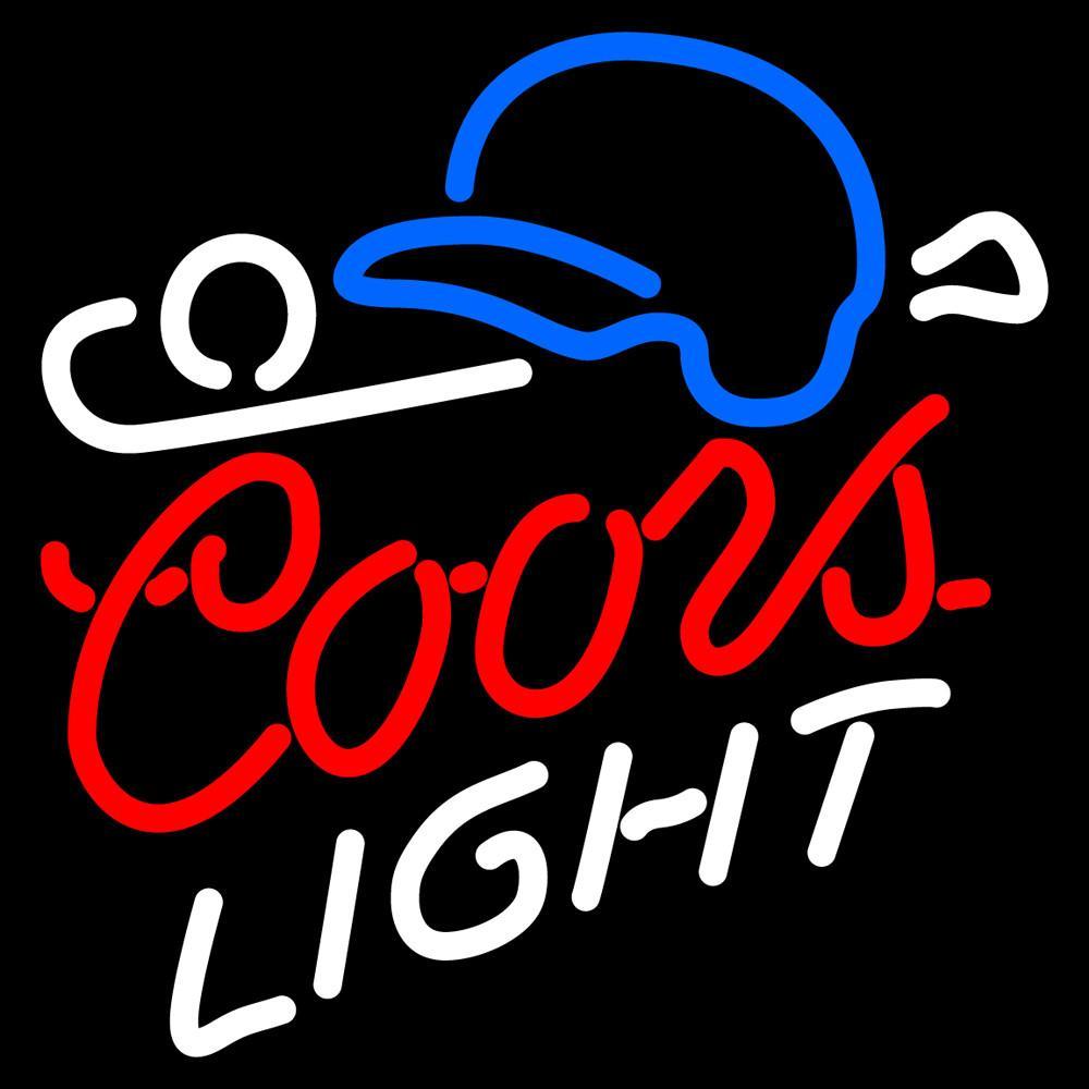 Coors Light Baseball Neon Sign